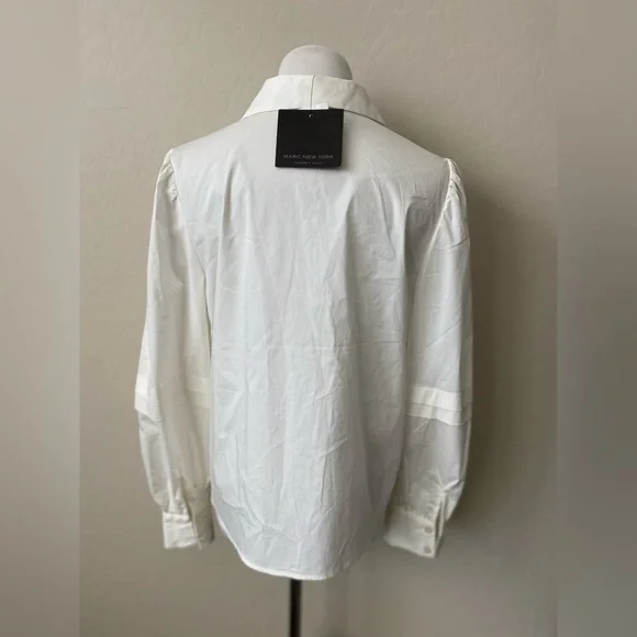 Marc New York White Long Sleeve Button Down Shirt. Size M - Picture 3 of 9